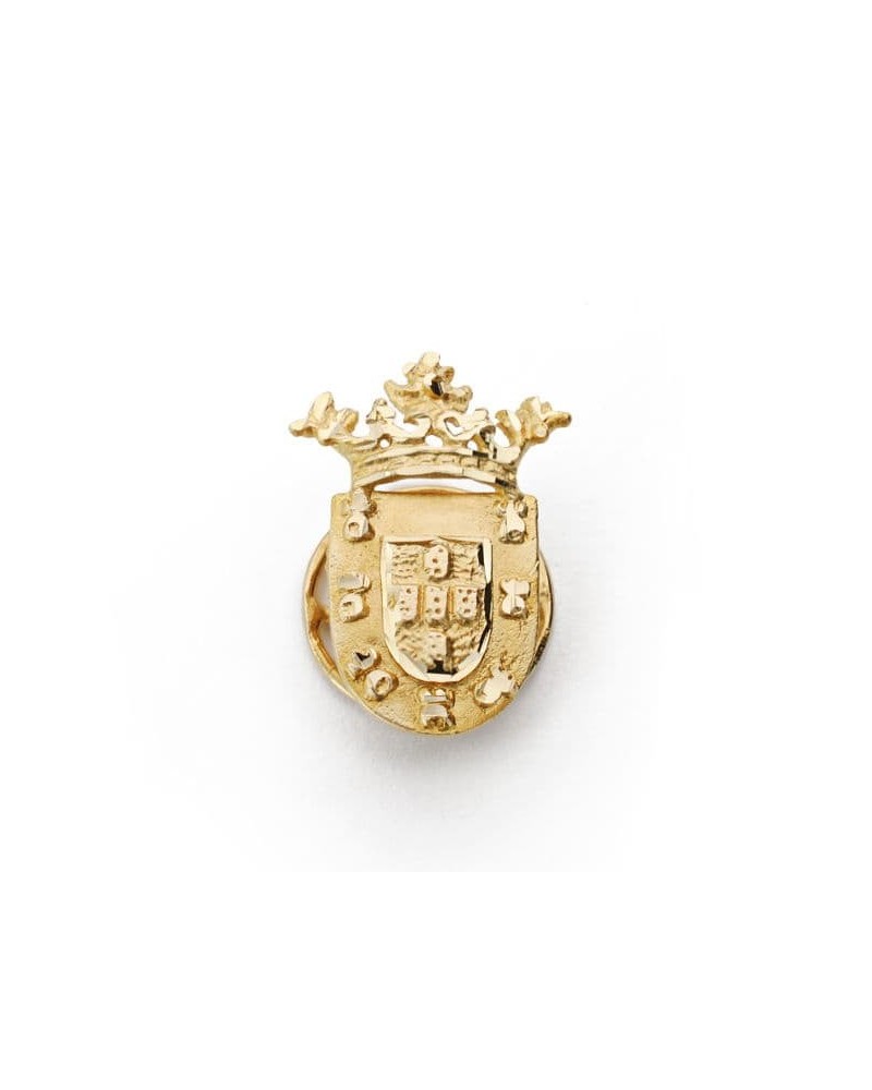 Insignia oro 18k escudo Ceuta 19x13mm