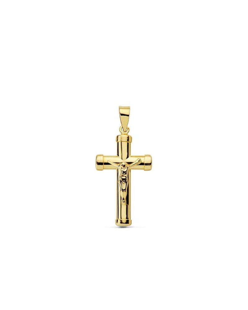 Cruz oro 18k amarillo con Cristo 24x13 mm