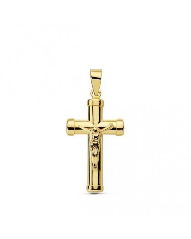 Cruz oro 18k amarillo con Cristo 24x13 mm