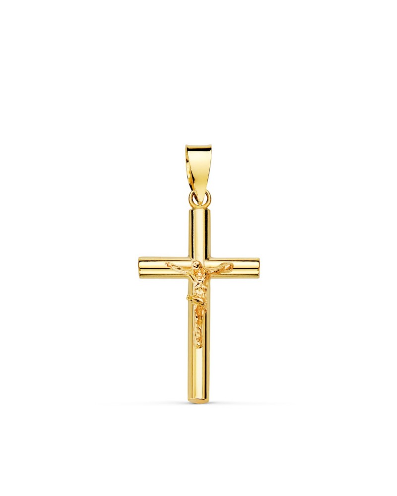 Cruz Cristo oro 18k amarillo 21x13mm