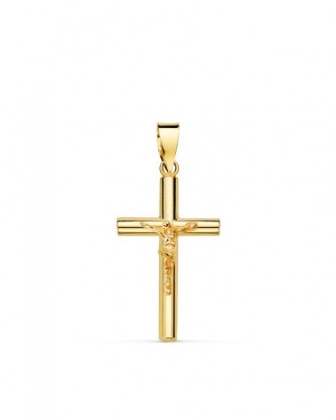 Cruz Cristo oro 18k amarillo 21x13mm