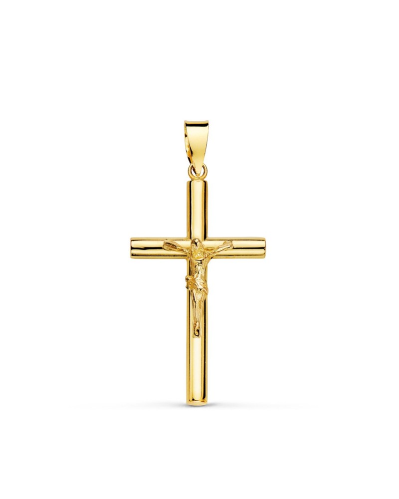 Cruz oro 18k amarillo con Cristo 26x15mm