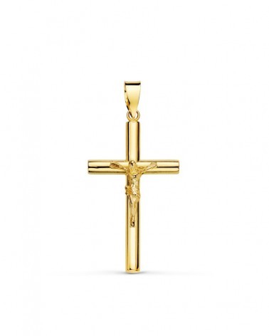 Cruz oro 18k amarillo con Cristo 26x15mm