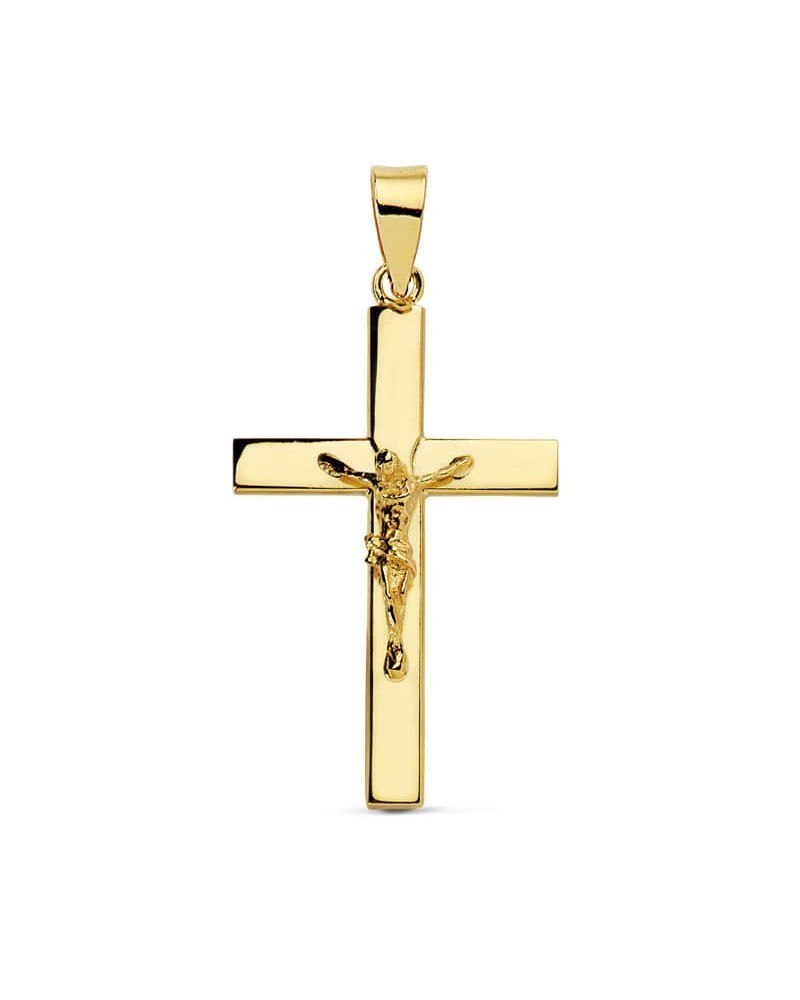Cruz oro 18k amarillo con Cristo 25x16 mm