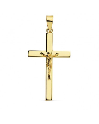 Cruz oro 18k amarillo con Cristo 29x18 mm