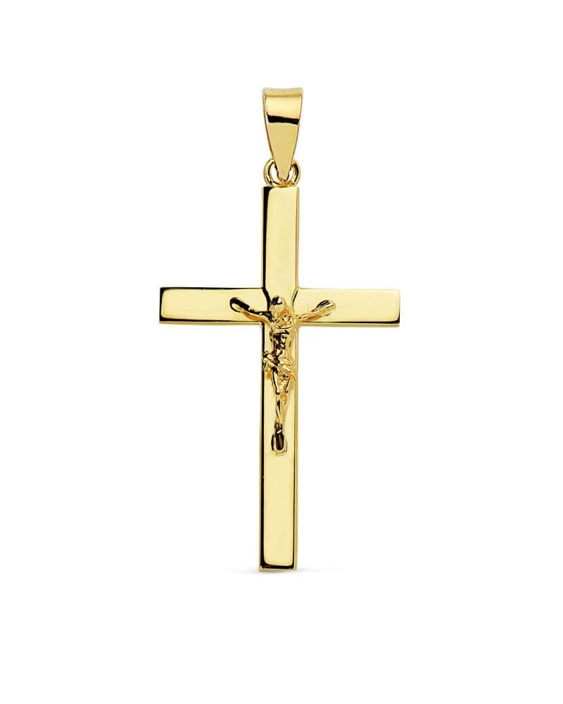 Cruz oro 18k amarillo con Cristo 29x18 mm