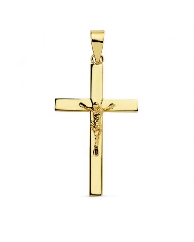 Cruz oro 18k amarillo con Cristo 29x18 mm