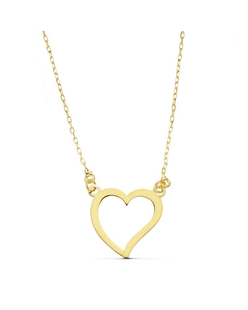 Colgante oro amarillo 18k corazón 1,1 gramos