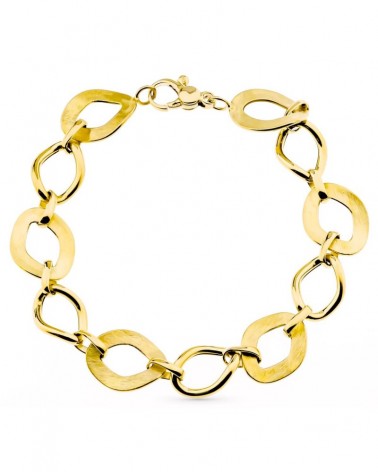 Pulsera oro 18k amarillo eslabones peso aproximado 9,6 gramos
