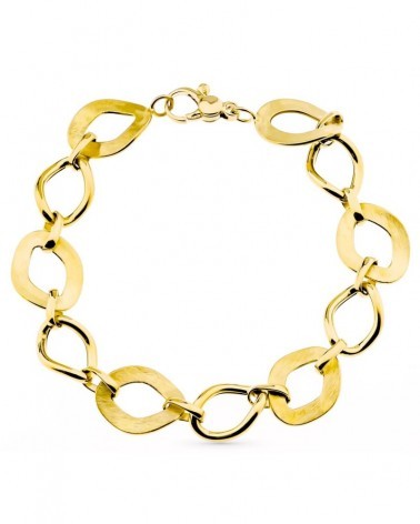 Pulsera oro 18k amarillo eslabones peso aproximado 9,6 gramos