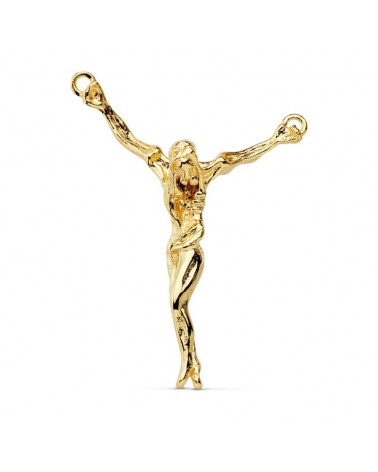 Cristo Dalí oro 18k amarillo 38x30mm