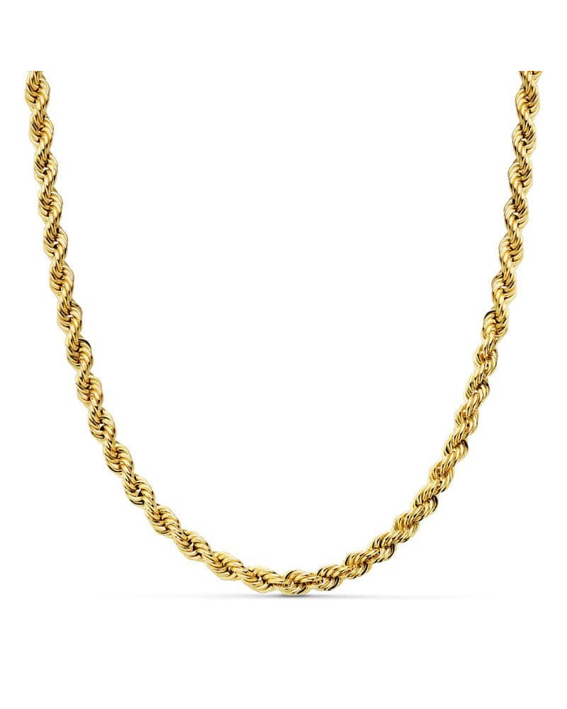 Cadena oro 18k cordón salomónico ligero 60 cm