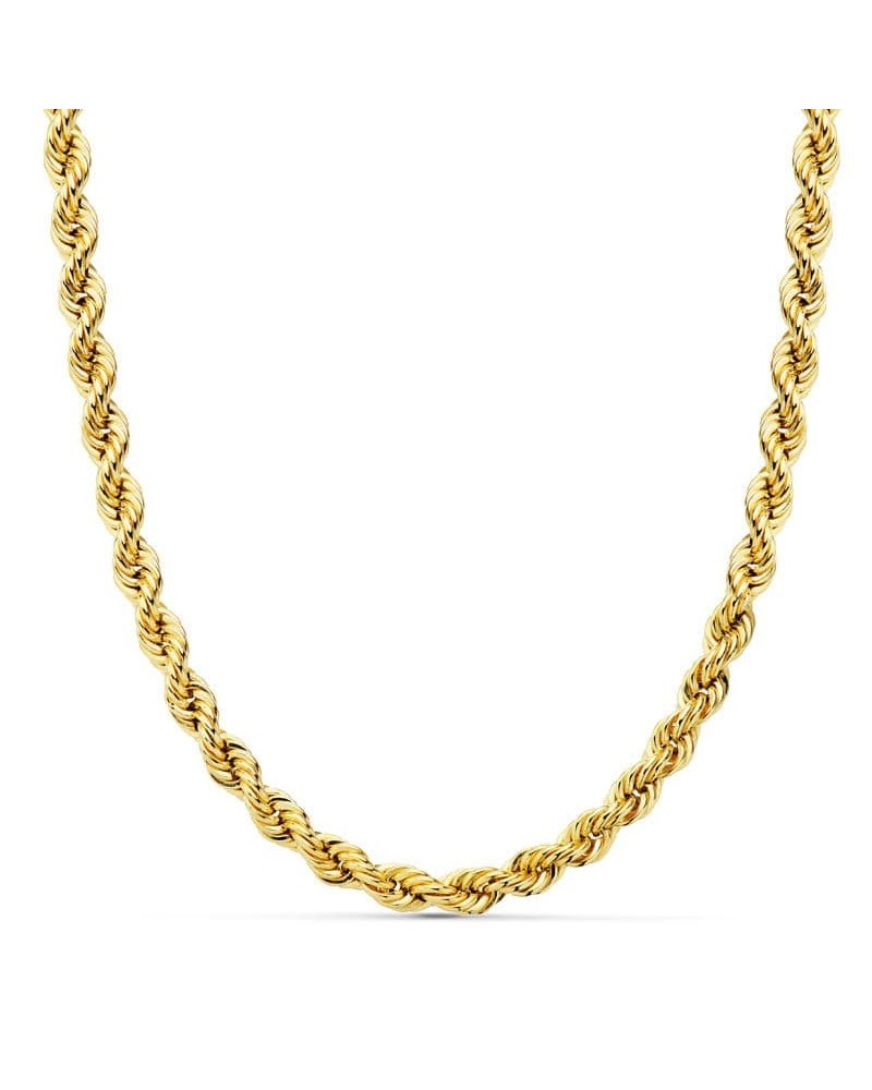 Cadena oro 18k cordón salomónico 60cm