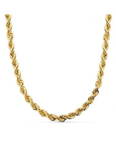 Cordón oro 18k salomónico ligero 5,5mm 60cm