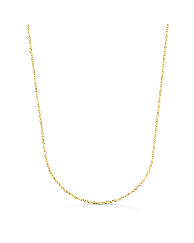 Cadena oro 18k amarillo forzada 1,2 mm 50cm