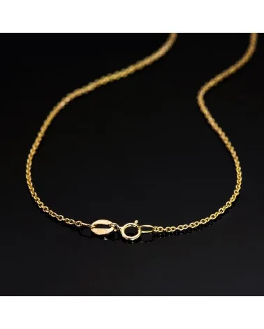 Cadena oro 18k amarillo forzada 1,2 mm 50cm - foto 2