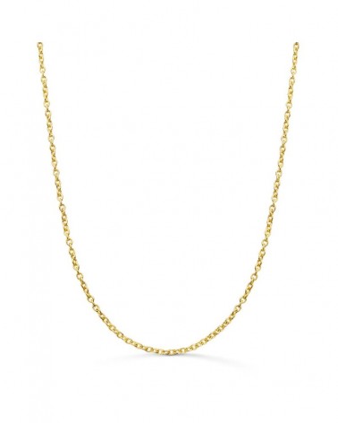 Cadena oro 18k forzada maciza 50cm