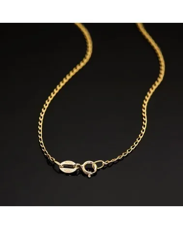 Cadena oro 18k estilo Bilbao 1 mm 45 cm - foto 3
