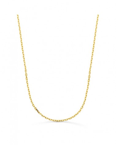 Cadena oro 18k forzada maciza 60 cm
