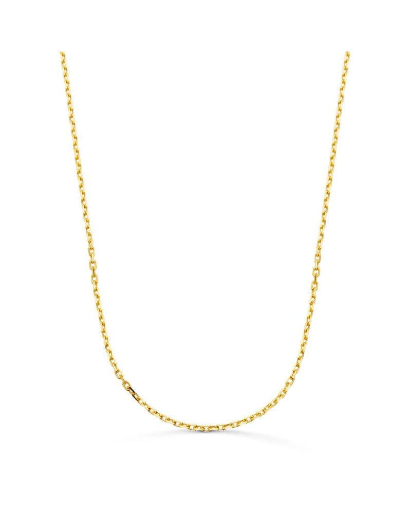 Cadena oro 18k forzada maciza 60 cm