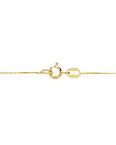 Gargantilla oro 18k bicolor estrella 42cm