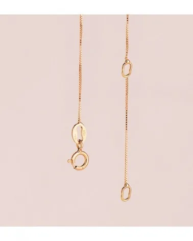 Collar oro 18k esmeralda ovalada 7x5 mm