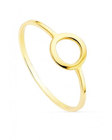 Sortija oro 18k amarillo motivo redondo 7,5 mm