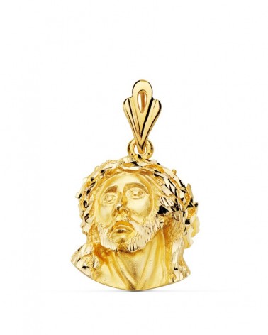 Colgante oro 18k Cristo de Murillo 21x17mm