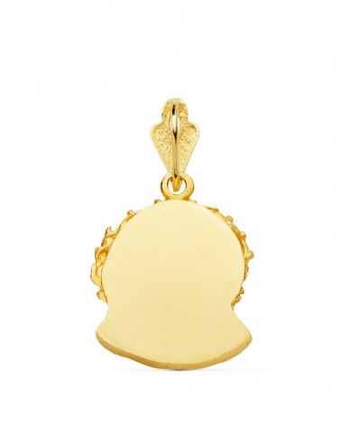 Colgante oro 18k Cristo de Murillo 21x17mm