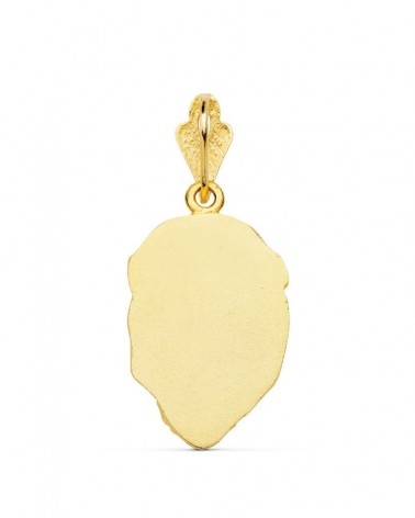 Colgante Cristo oro 18k cabeza rostro 25x17mm