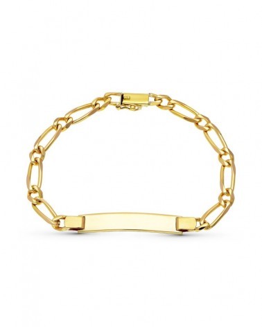 Pulsera esclava oro 18k maciza 20cm