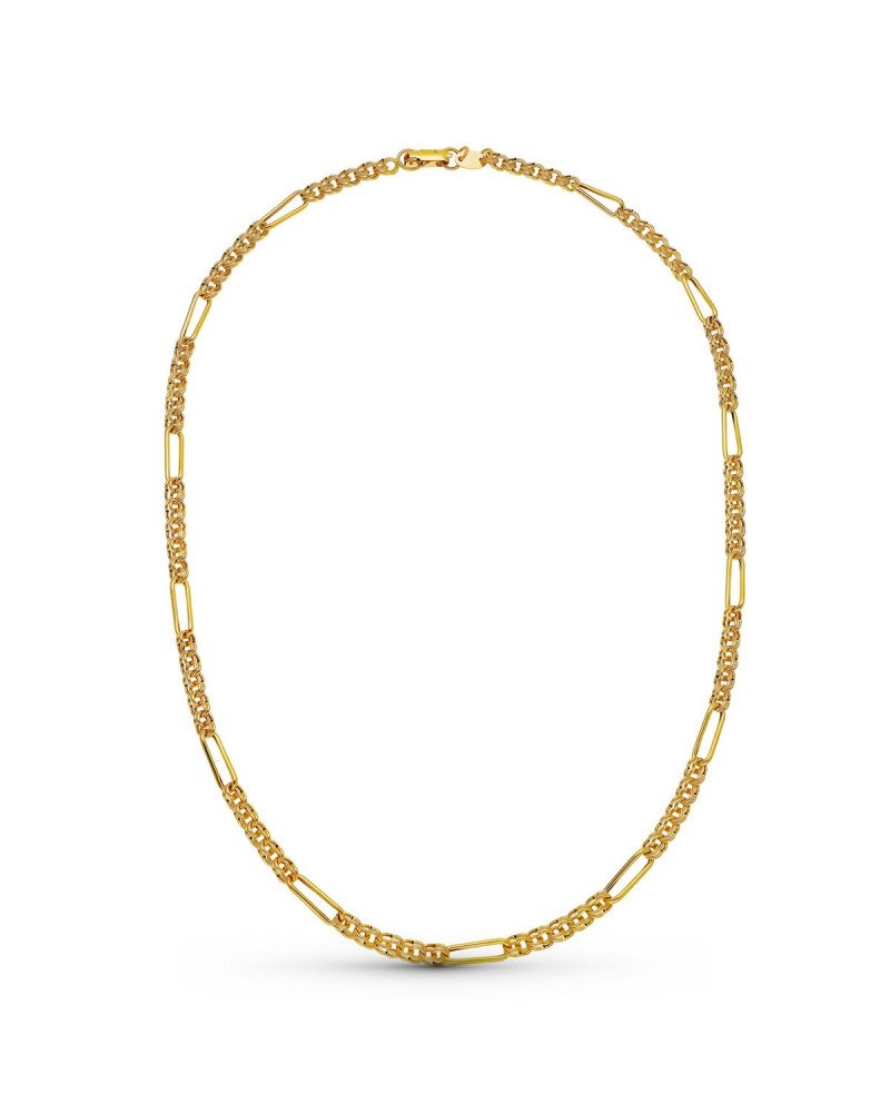 Cadena oro 18k húngara hueca amarillo 50 cm