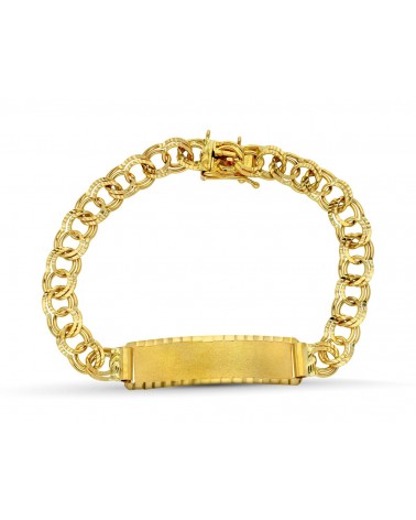 Esclava oro 18k húngara 21 cm 6 mm
