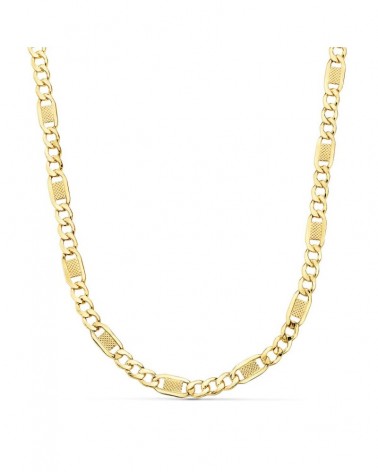 Cadena oro 18k cartier eslabones 60cm 5mm