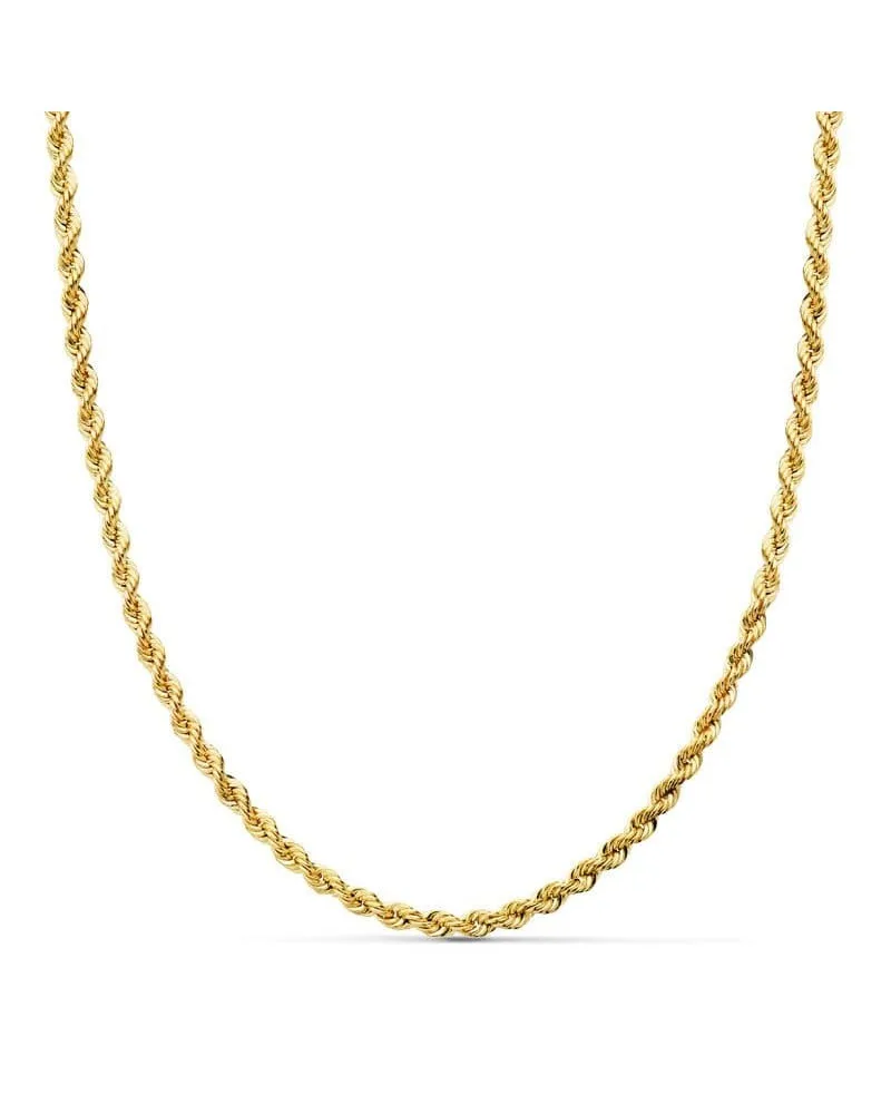 Cadena oro 18k cordón salomónico 2,7 mm 50cm