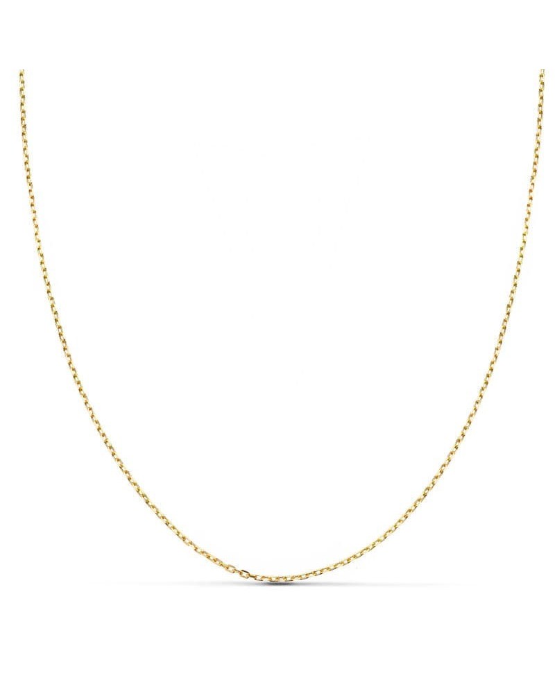 Cadena oro 18k forzada maciza 40 cm