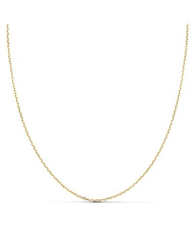 Cadena oro 18k forzada maciza 40 cm