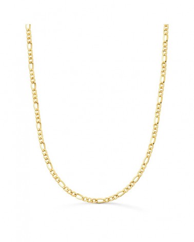 Cadena oro 18k estilo Cartier hueca 60 cm
