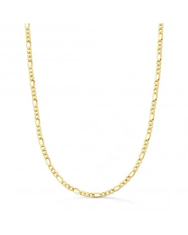 Cadena oro 18k hueca 2,2 mm 60 cm