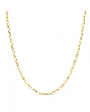 Cadena oro 18k estilo cartier hueca 60cm