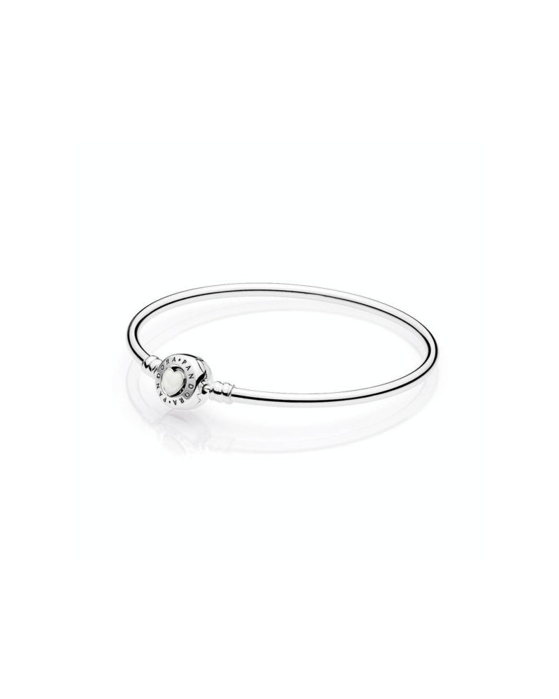 Pulsera rígida Pandora Día de la Madre con corazón esmaltado FN-7FJF-J0XT