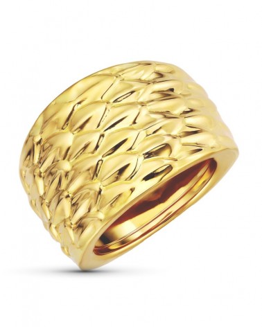 Sortija oro 18k amarillo trenzado 16,5mm