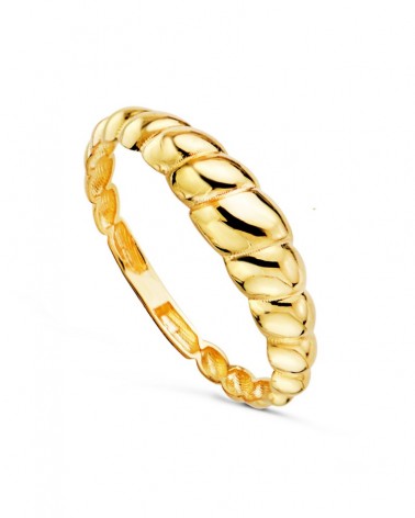 Sortija oro 18k amarillo gallones 4,5mm