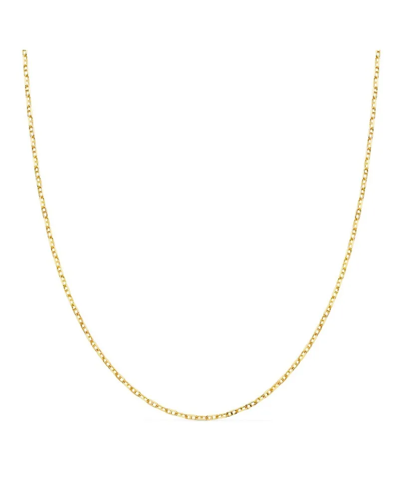 Cadena oro 18k amarillo forzada ancla 1,5 mm 50cm