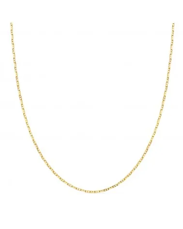 Cadena oro 18k amarillo forzada ancla 1,5 mm 50cm