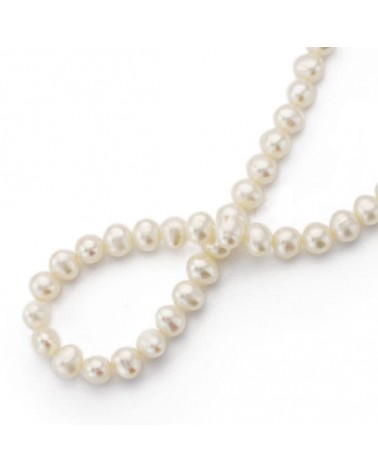 Collar oro 18k hilo perla cultivada 7mm 40cm