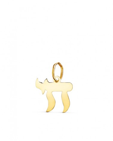 Colgante oro 18k símbolo Jai 12x11mm