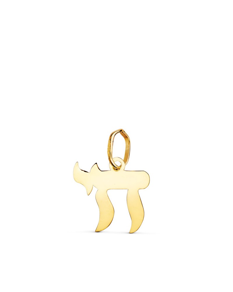 Colgante oro 18k símbolo Jai 12x11mm