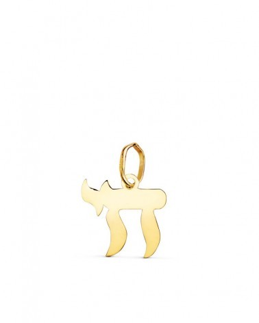 Colgante oro 18k símbolo Jai 12x11mm