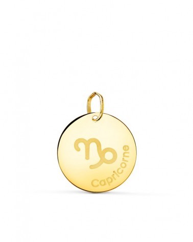 Colgante oro 18k horóscopo Capricornio 16mm
